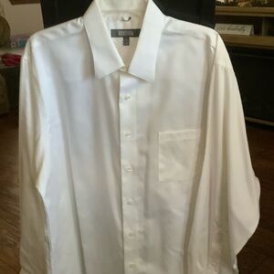 Kenneth Cole Men's White Dress Shirt